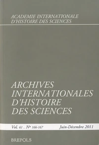 Archives Internationales d'Histoire des Sciences
