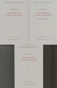 Discours sur le gouvernement