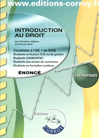 Introduction au droit UE 1 du DCG