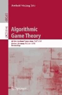 Algorithmic Game Theory - 6th International Symposium, SAGT 2013, Aachen, Germany, October 21-23, 2013, Proceedings.