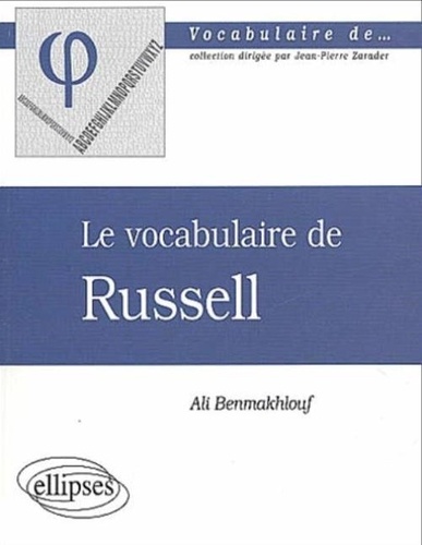 Ali Benmakhlouf - Le vocabulaire de Russell.