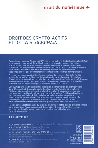 Droit des crypto-actifs et de la blockchain