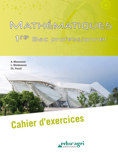 Mathématiques 1re Bac professionnel. Cahier d'exercices  Edition 2018