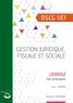Alice Polynice et Bertrand Beringer - Gestion juridique, fiscale et sociale UE 1 du DSCG - Corrigé.