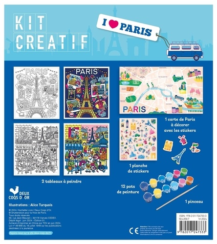 Kit créatif - I love Paris