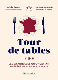 Alicia Dorey et Goulven Le Polles - Tour de tables - Les 82 adresses qu'on aurait préféré garder pour nous.