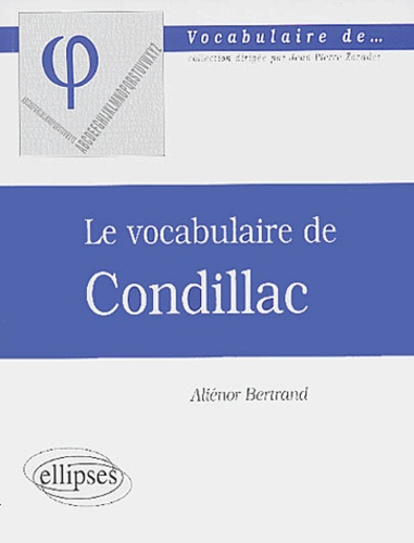 Aliénor Bertrand - Le vocabulaire de Condillac.
