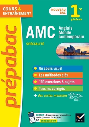 AMC Anglais monde contemporain 1re  Edition 2023