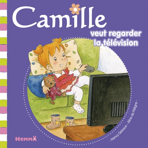 Aline de Pétigny et Nancy Delvaux - Camille veut regarder la télévision.