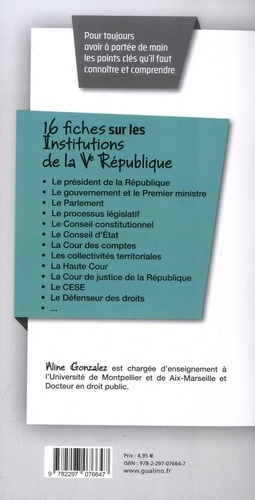 Institutions de la Ve République  Edition 2019-2020