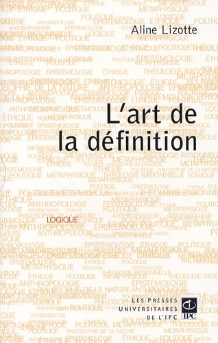 Aline Lizotte - L'art de la définition.