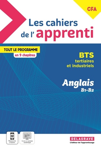 Aline Maury et Julien Rossignol - Anglais B1-B2 BTS tertiaires et industriels Les cahiers de l'apprenti - Pochette élève.