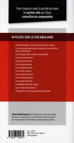 Maîtrisez le vocabulaire professionnel à l'écrit et à l'oral 8e édition