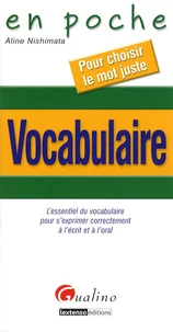 Vocabulaire en poche