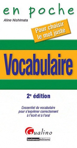Vocabulaire 2e édition