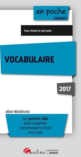 Vocabulaire  Edition 2017
