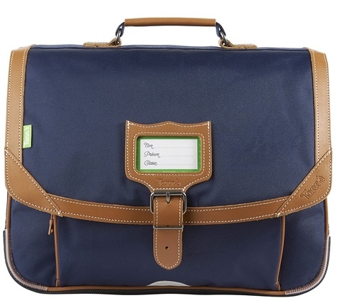 Cartable 38 cm Tanns classic bleu marine