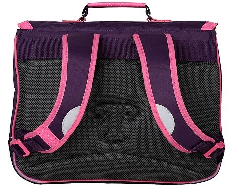 Cartable Tann's "Chics Filles" Star Prune - 38cm