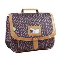 Cartable Tann's Roses Anglaises imprimé fleurs roses - 35cm