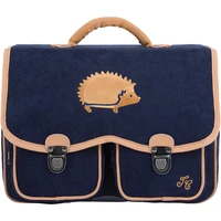Cartable Tann's x Tartine et Chocolat - 33 cm - Hérisson - Marine