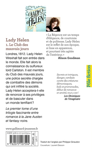 Lady Helen Tome 1 Le Club des Mauvais Jours