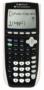 Calculatrice scientifique Texas Instrument - TI 83 Plus