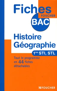 Histoire Géographie 1e STI, STL