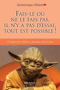 Fais-le ou ne le fais pas, il n’y a pas d’essai, tout est possible!