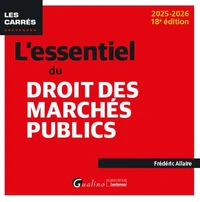 L'essentiel du droit des marchés publics