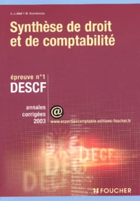 Descf N° 1 Synthese De Droit Et De Comptabilite. Annales Corrigees 2003