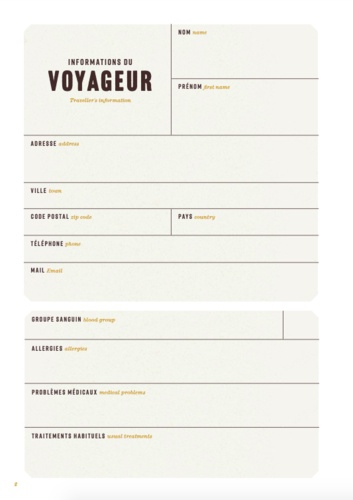 Carnet de voyages. Tour du monde