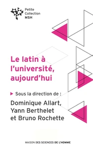 Le latin à l'université, aujourd'hui