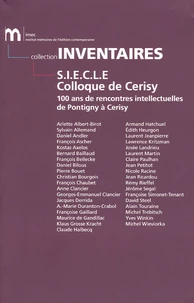 SIECLE Colloque de Cerisy