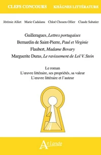 Lettres portugaises ; Paul et Virginie ; Madame Bovary ; Le ravissement de Lol V. Stein