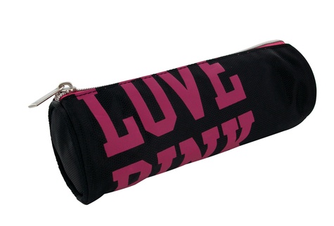 Trousse ronde Love Pink