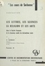 Alphonse Dupront - Les lettres, les sciences, la religion et les arts dans la société française de la deuxième moitié du XVIIIe siècle (2).