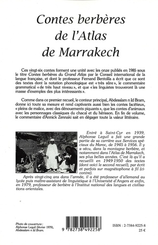 Contes berbères de l'Atlas de Marrakech