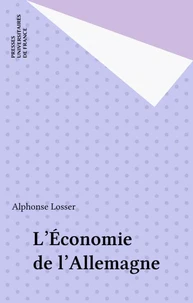 L'économie de l'Allemagne