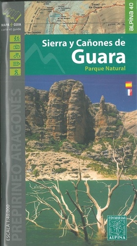 Sierra y Canones de Guara, parque natural. 1/40 000  Edition 2016-2017