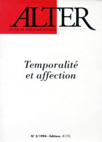 Natalie Depraz - Alter N° 2/1994 : Temporalité et affection.