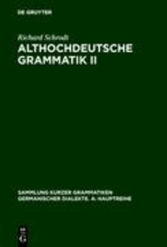 Althochdeutsche Grammatik II.