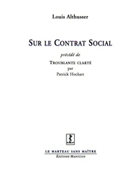Sur le Contrat Social