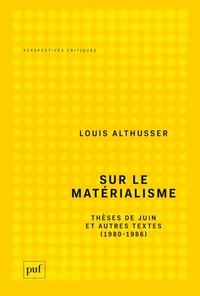 Sur le matérialisme
