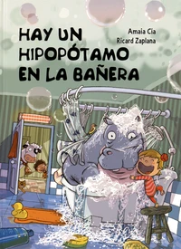 Hay un hipopotamo en la banera