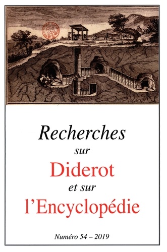  Société Diderot - Recherches sur Diderot et sur l'Encyclopédie N° 54/2019 : Diderot et l'argent.