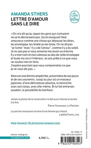 Lettre d'amour sans le dire