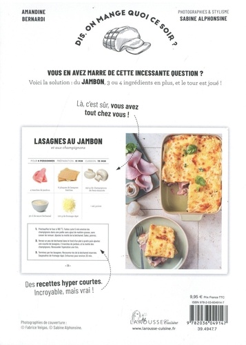 Jambon lardons & Cie. 50 recettes - 5 ingrédients - 3 étapes maxi