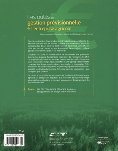 Les outils de gestion prévisionnelle de l'entreprise agricole