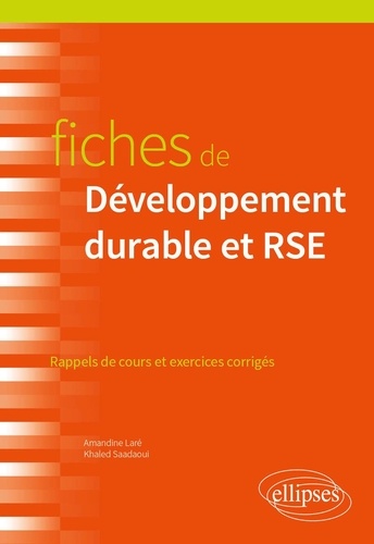 Amandine Laré et Adel Aloui - Fiches de Développement durable et RSE.