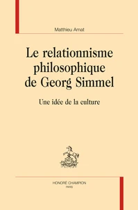 Le relationnisme philosophique de Georg Simmel